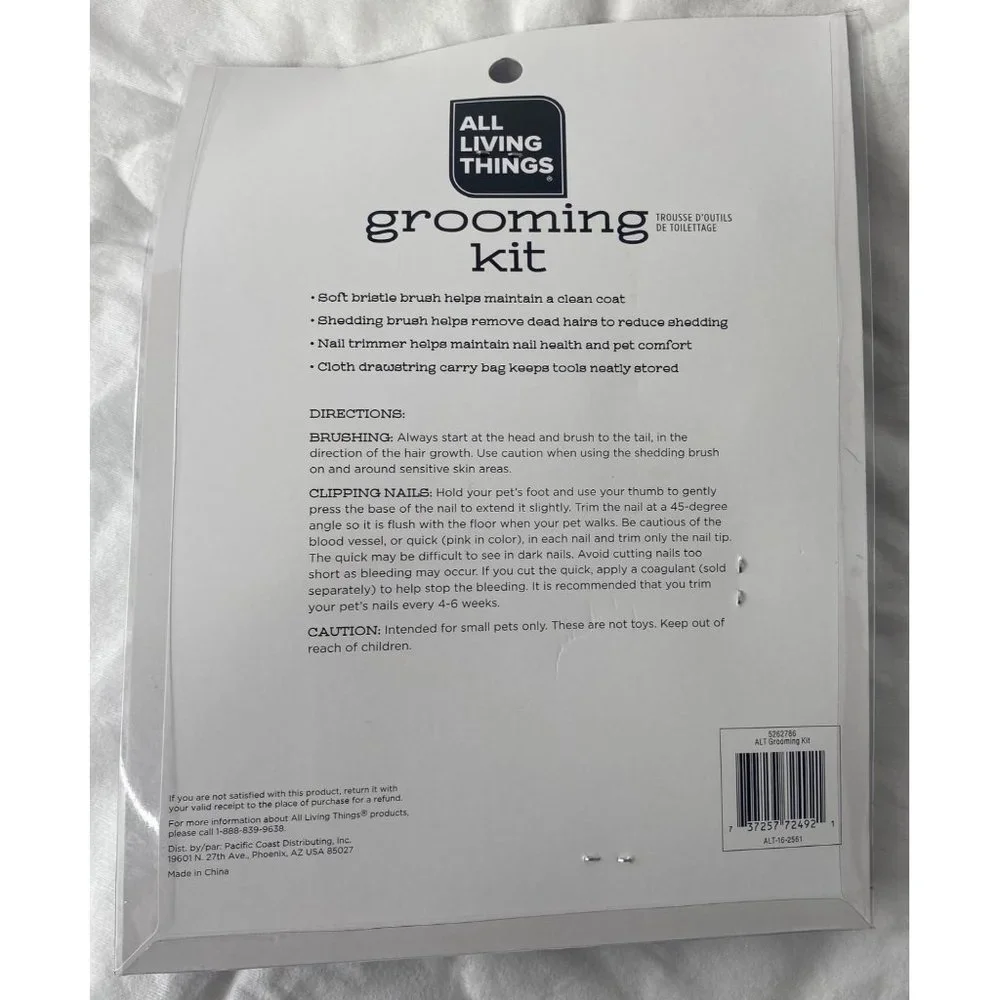 All Living Things NWT Small Animal grooming kit